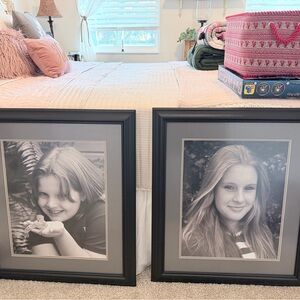 Black Framed Portrait Set